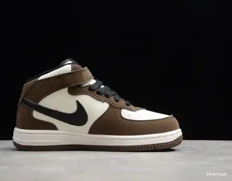 Mid Kids 314197-168 Air 1 Travis x 07 Force Brown Scott Nike Beige 0528